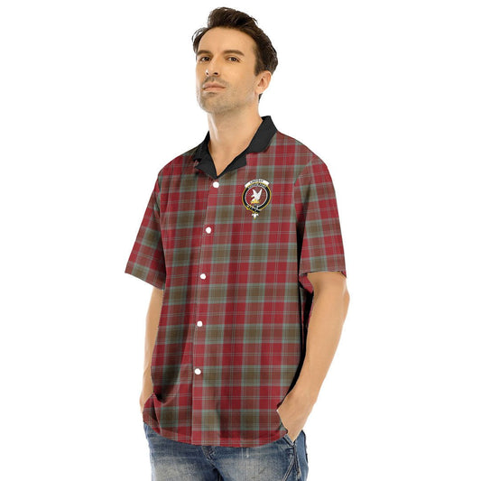 Lindsay Weathered Tartan Crest Hawaii Shirt