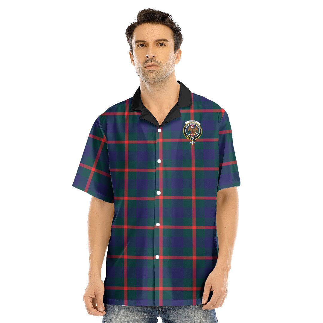 Agnew Modern Tartan Crest Hawaii Shirt