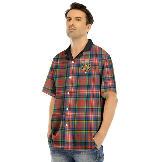 MacPherson Ancient Tartan Crest Hawaii Shirt