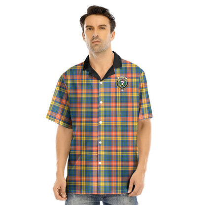 Buchanan Ancient Tartan Crest Hawaii Shirt