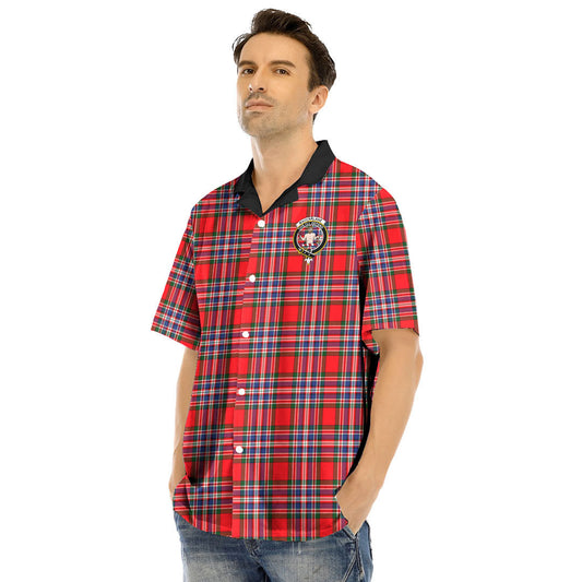 MacFarlane Modern Tartan Crest Hawaii Shirt