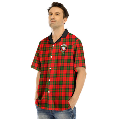 Dunbar Modern Tartan Crest Hawaii Shirt