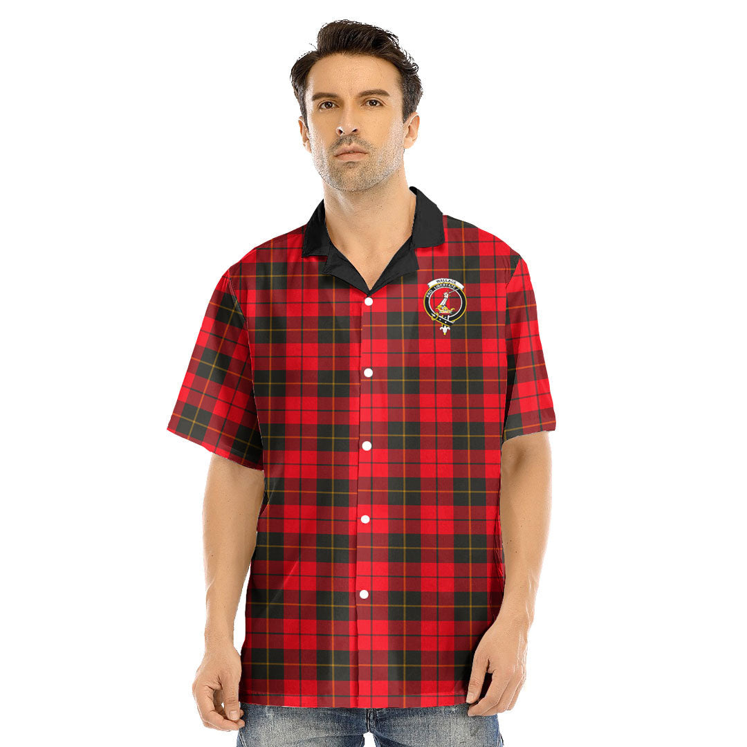 Wallace Weathered Tartan Crest Hawaii Shirt