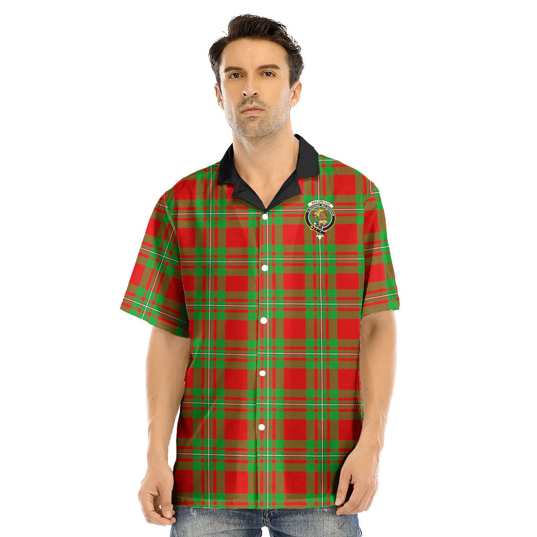 MacGregor Modern Tartan Crest Hawaii Shirt