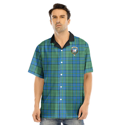 Lockhart Tartan Crest Hawaii Shirt