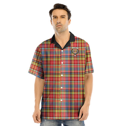 Drummond of Strathallan Tartan Crest Hawaii Shirt