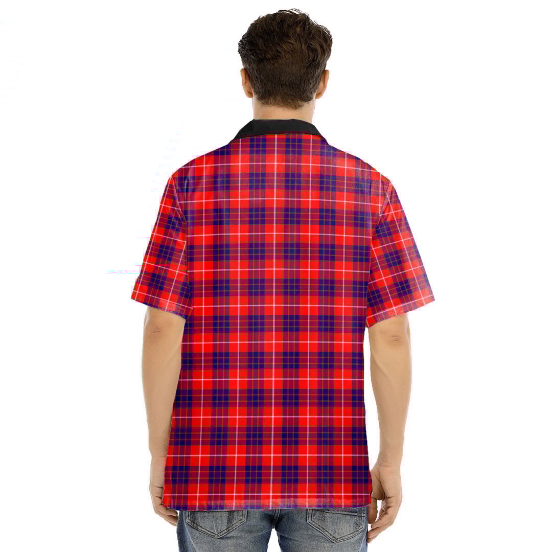 Hamilton Modern Tartan Crest Hawaii Shirt