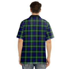 Forbes Modern Tartan Crest Hawaii Shirt