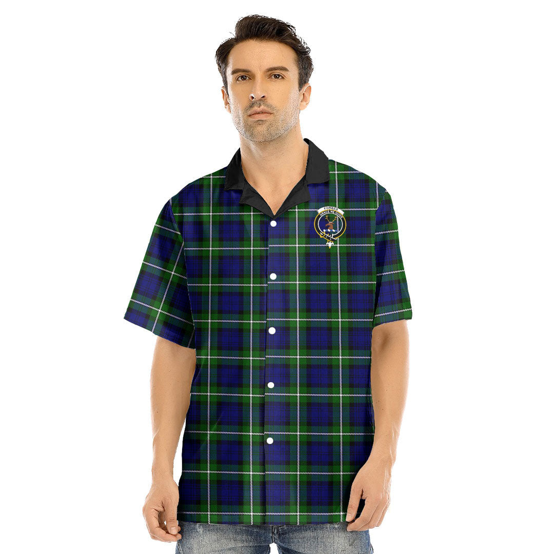 Forbes Modern Tartan Crest Hawaii Shirt