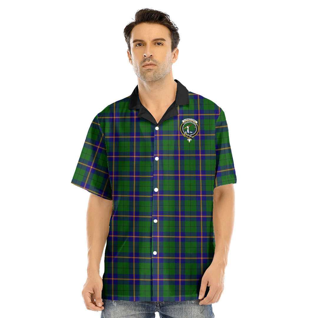 Carmichael Modern Tartan Crest Hawaii Shirt