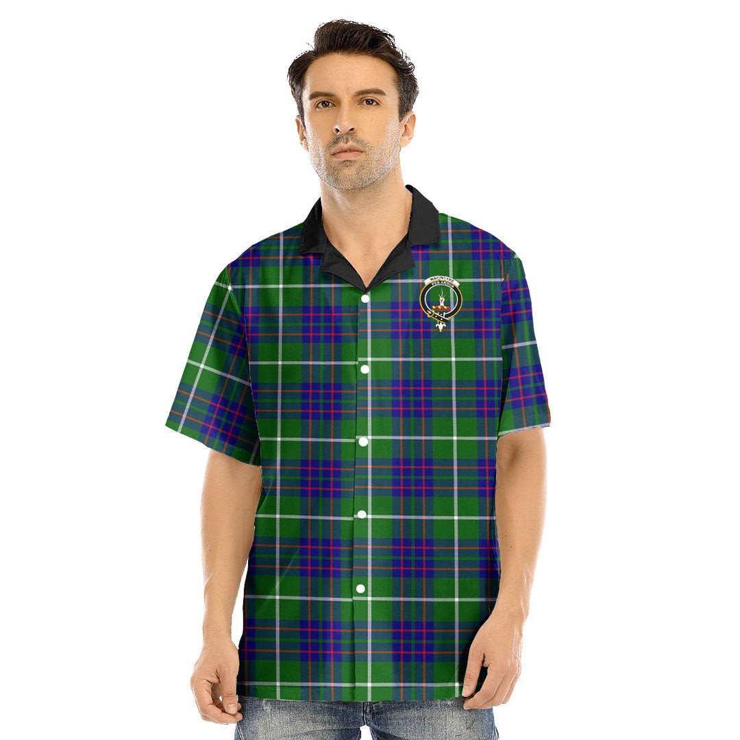 MacIntyre Hunting Modern Tartan Crest Hawaii Shirt