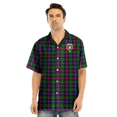 Urquhart Modern Tartan Crest Hawaii Shirt