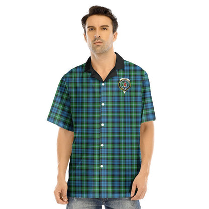 Lyon Clan Tartan Crest Hawaii Shirt