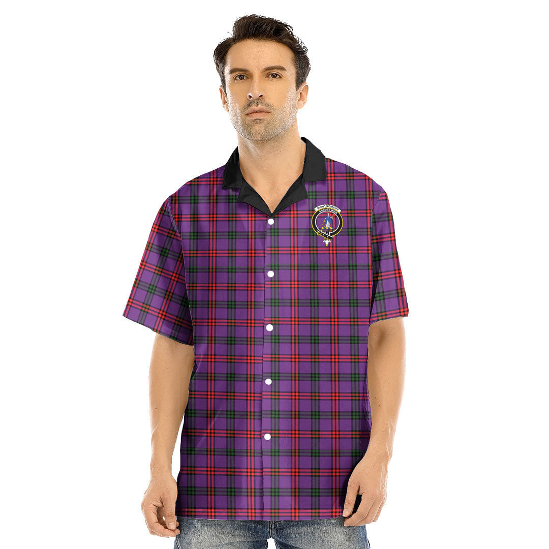Montgomery Modern Tartan Crest Hawaii Shirt