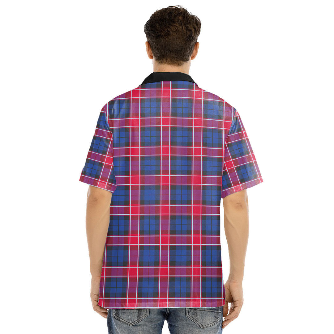Graham of Menteith Red Tartan Crest Hawaii Shirt