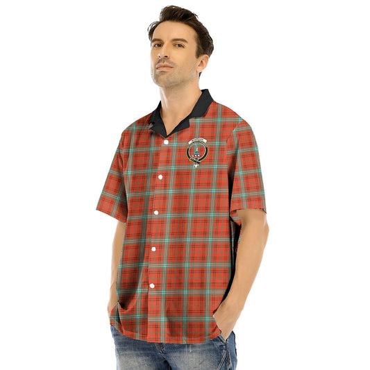 Morrison Red Ancient Tartan Crest Hawaii Shirt