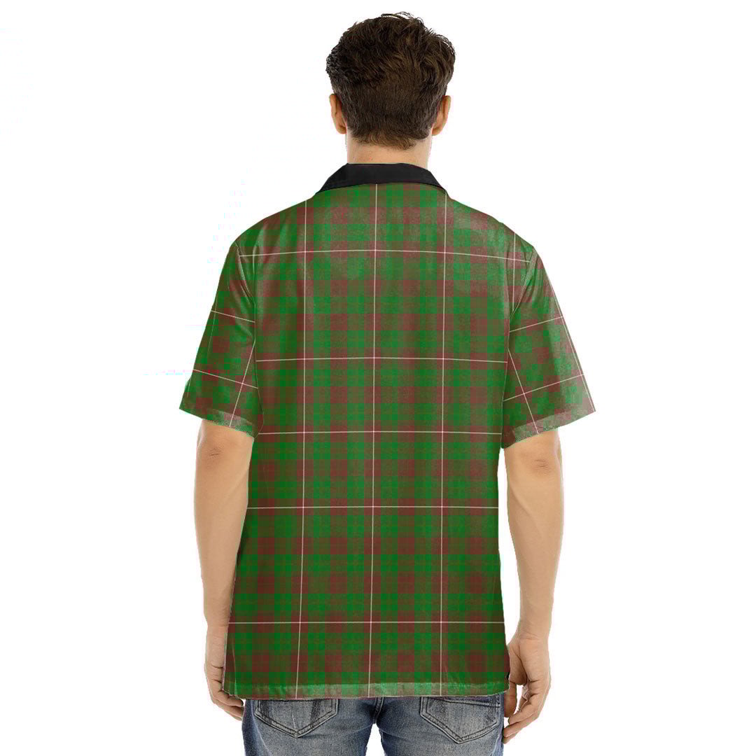 MacKinnon Hunting Modern Tartan Crest Hawaii Shirt