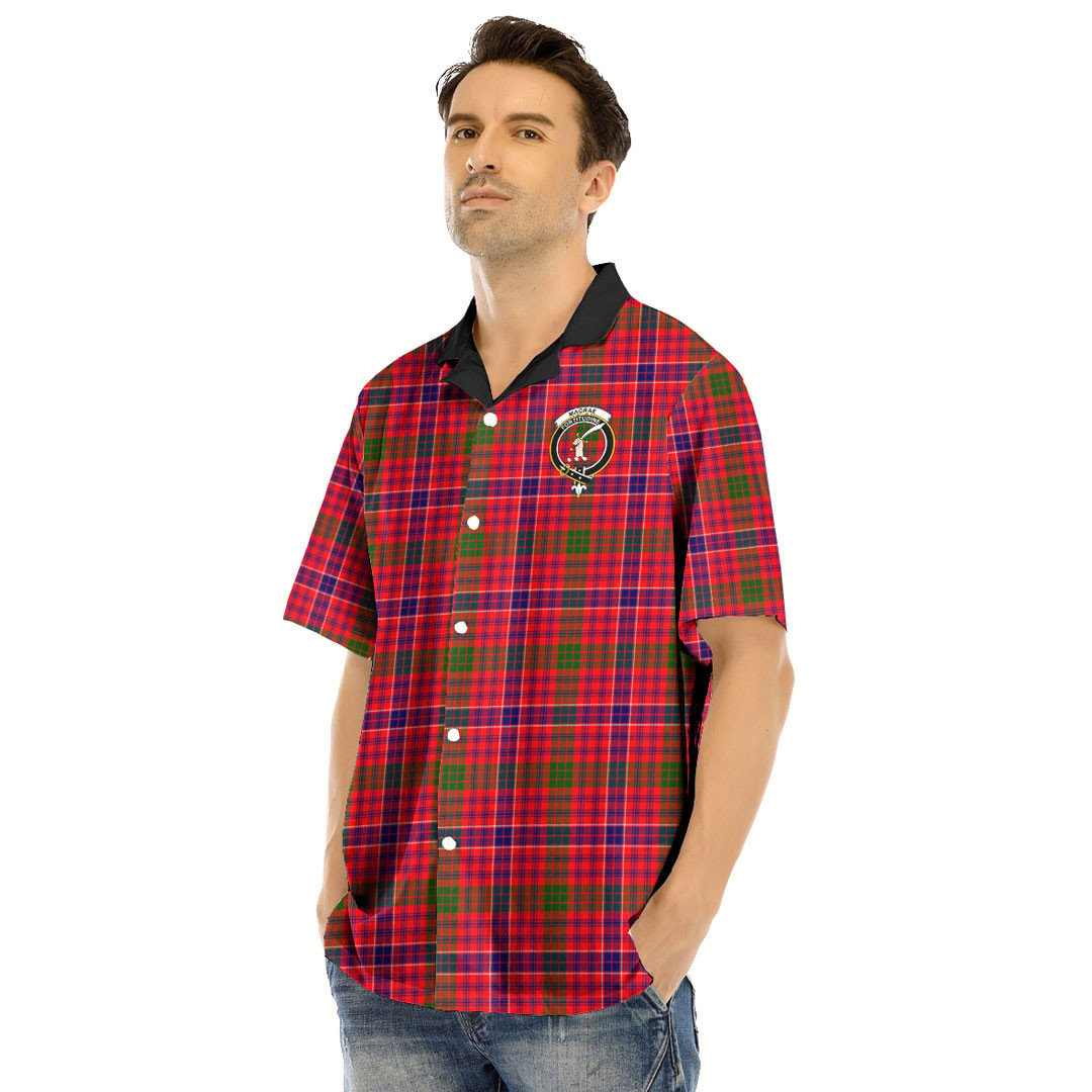 MacRae Modern Tartan Crest Hawaii Shirt