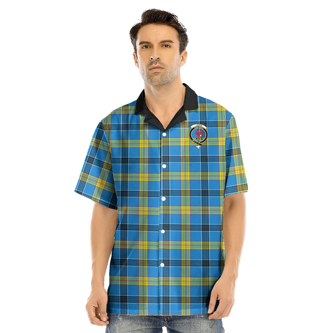 Laing Tartan Crest Hawaii Shirt