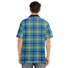 Laing Tartan Crest Hawaii Shirt