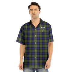 MacLaren Modern Tartan Crest Hawaii Shirt