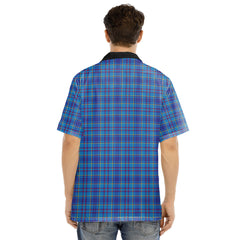 Mercer Modern Tartan Crest Hawaii Shirt