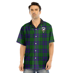 Lockhart Modern Tartan Crest Hawaii Shirt