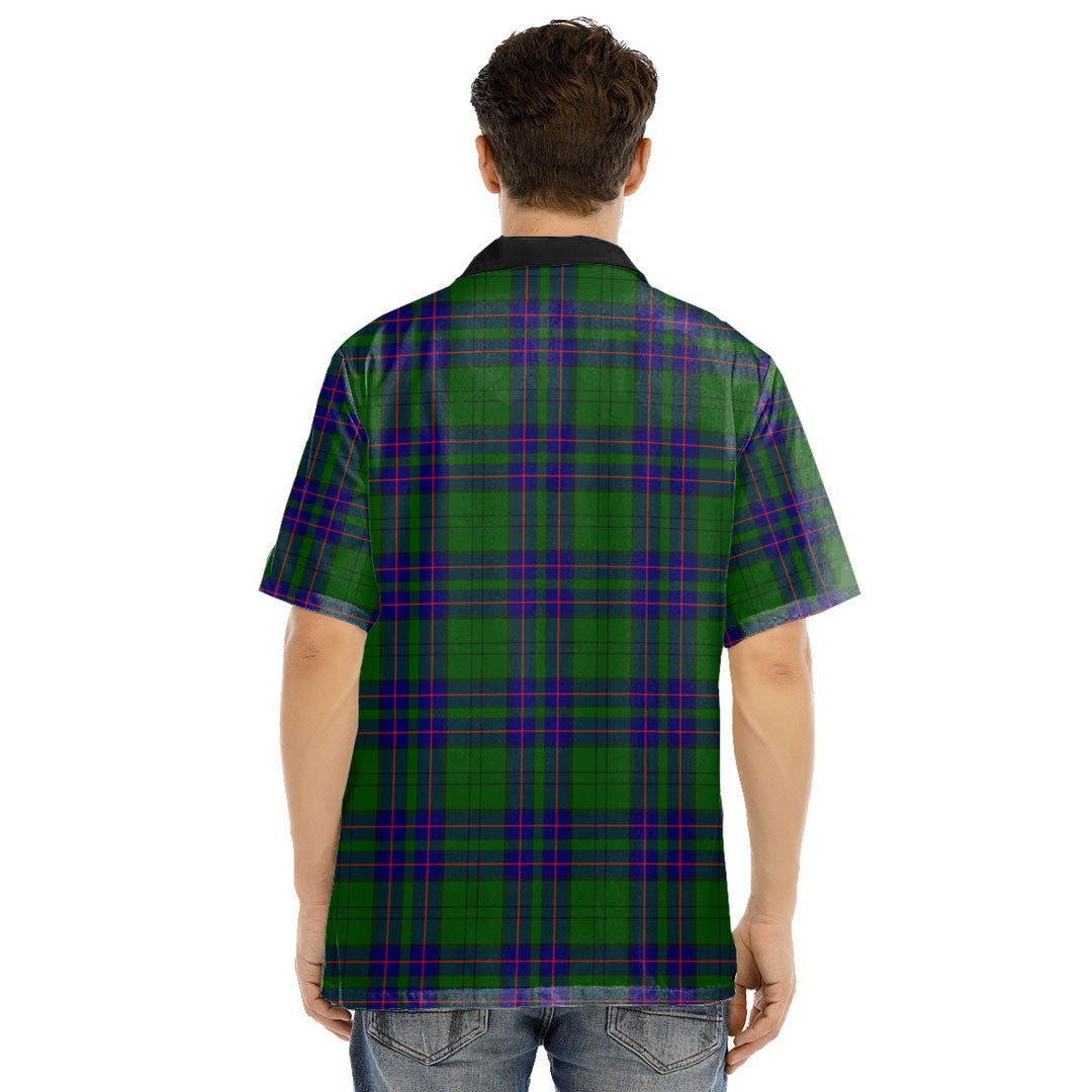 Lockhart Modern Tartan Crest Hawaii Shirt