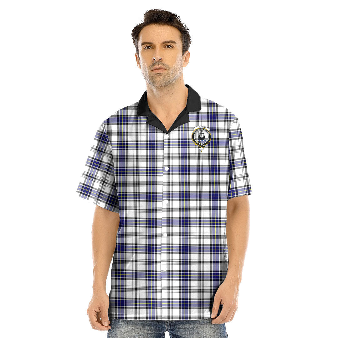 Hannay Modern Tartan Crest Hawaii Shirt