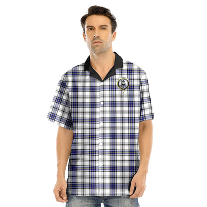 Hannay Modern Tartan Crest Hawaii Shirt