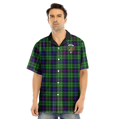 Leslie Hunting Tartan Crest Hawaii Shirt