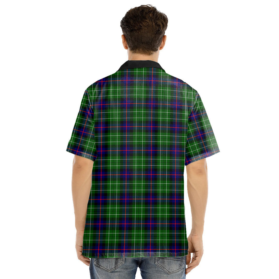 Leslie Hunting Tartan Crest Hawaii Shirt