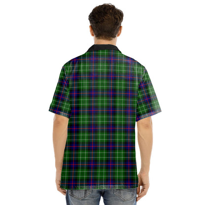 Leslie Hunting Tartan Crest Hawaii Shirt