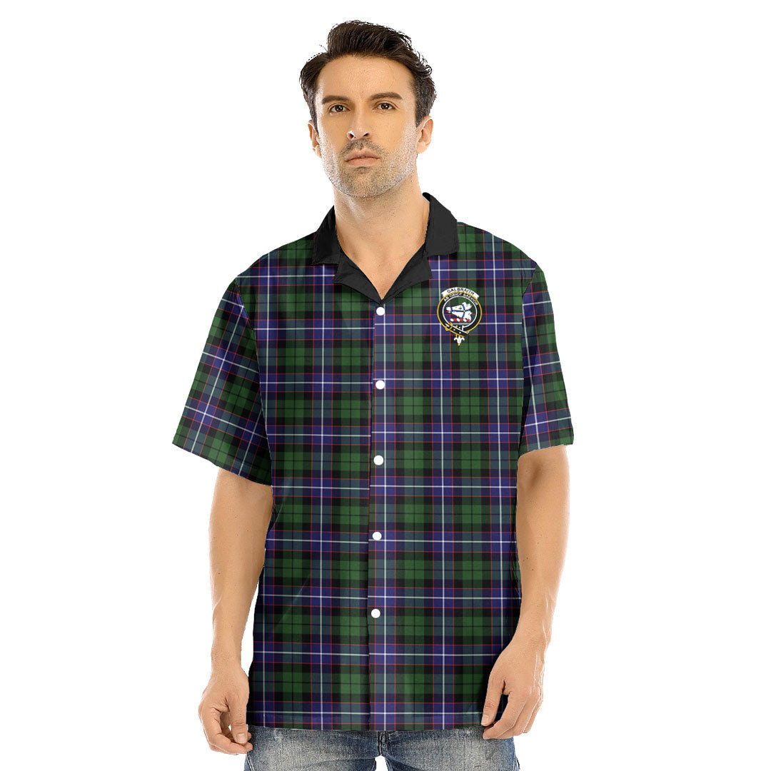 Galbraith Modern Tartan Crest Hawaii Shirt