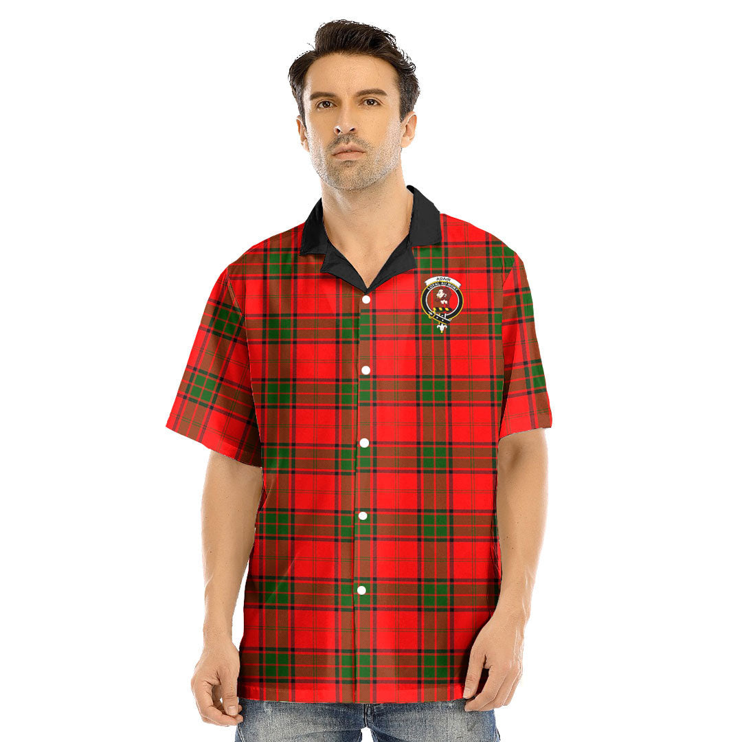 Adair Tartan Crest Hawaii Shirt