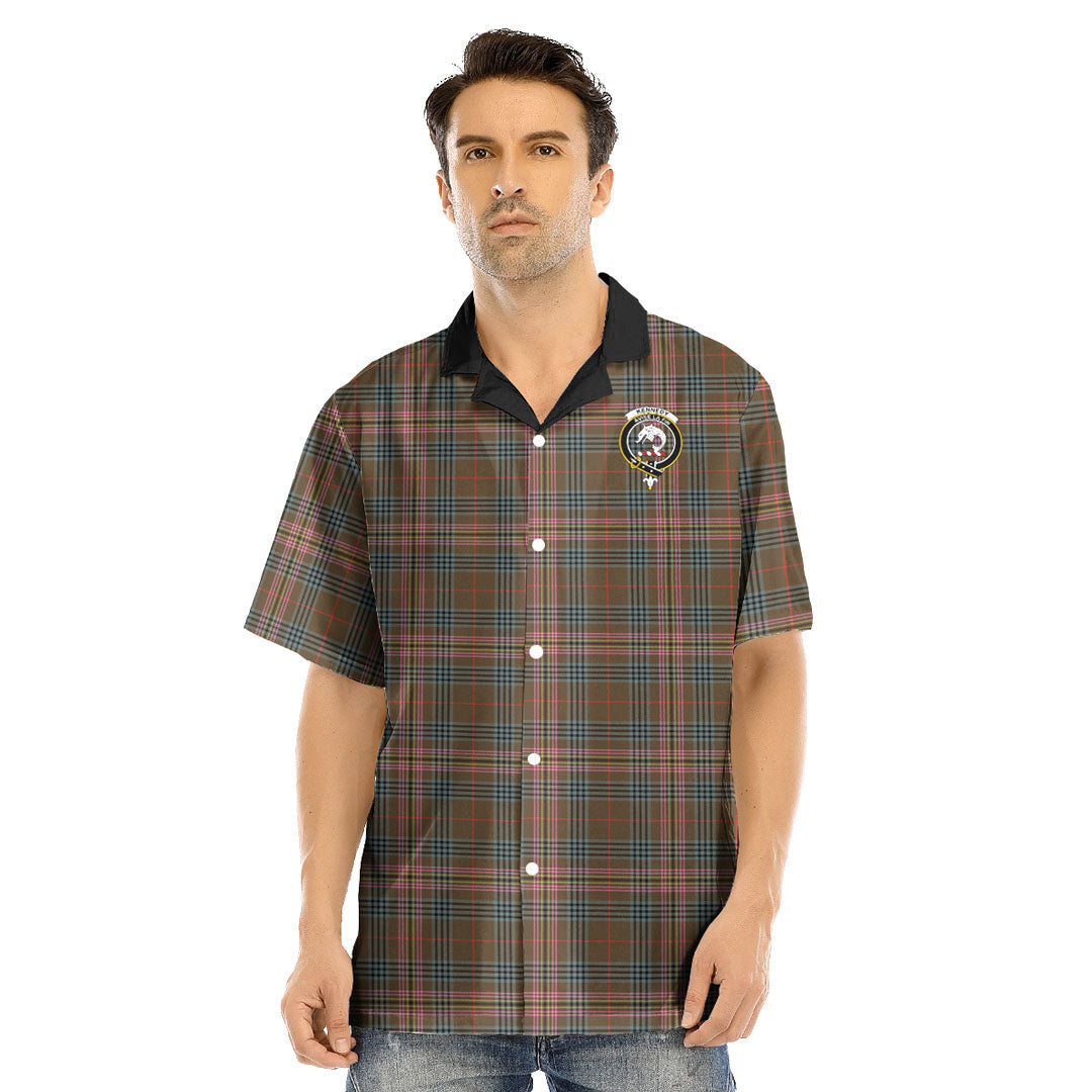 Kennedy Weathered Tartan Crest Hawaii Shirt