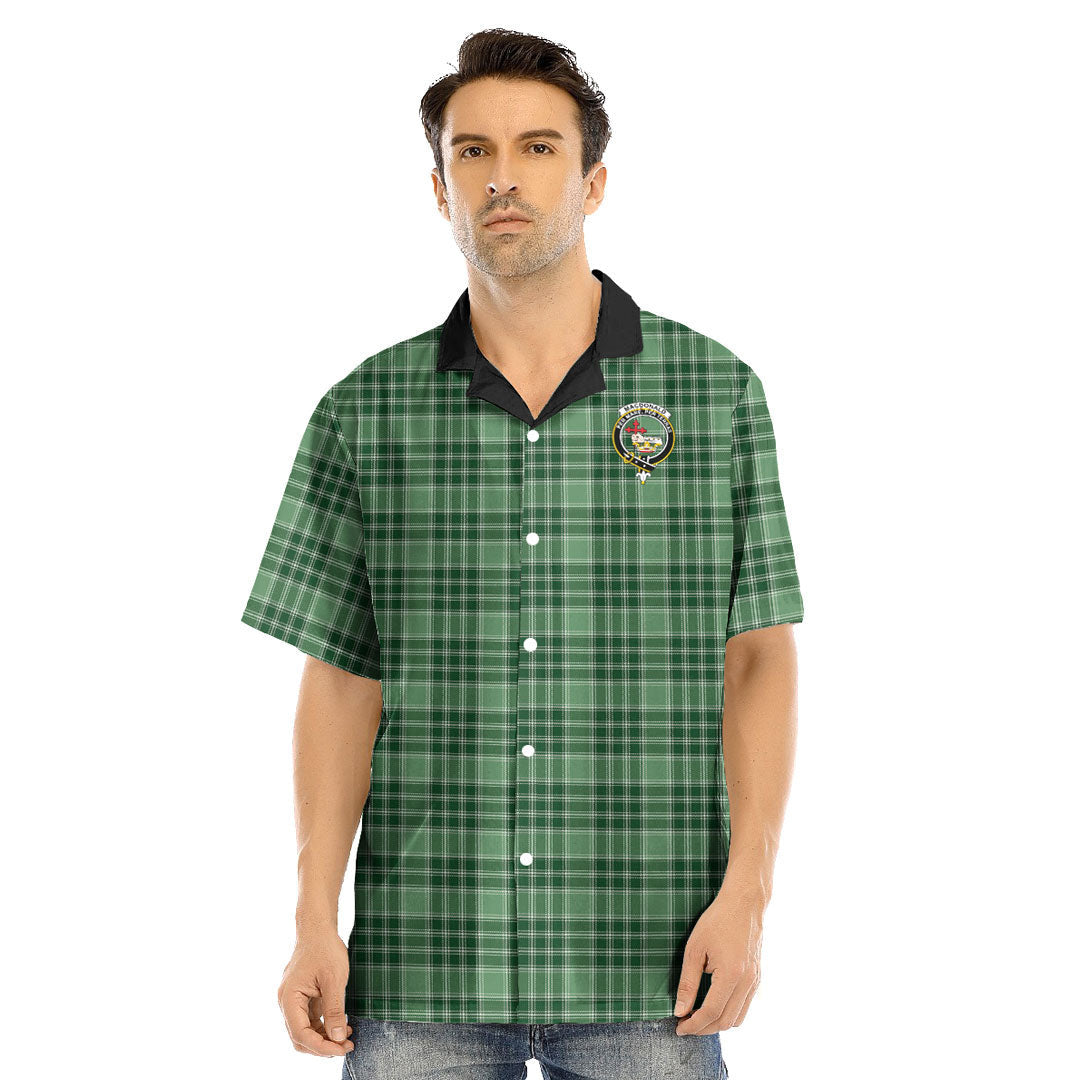 MacDonald Lord of the Isles Hunting Tartan Crest Hawaii Shirt