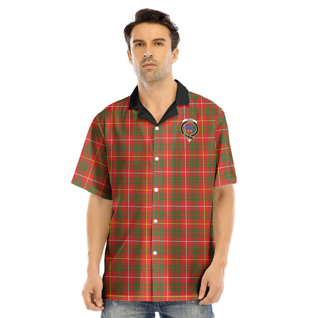 Bruce Modern Tartan Crest Hawaii Shirt