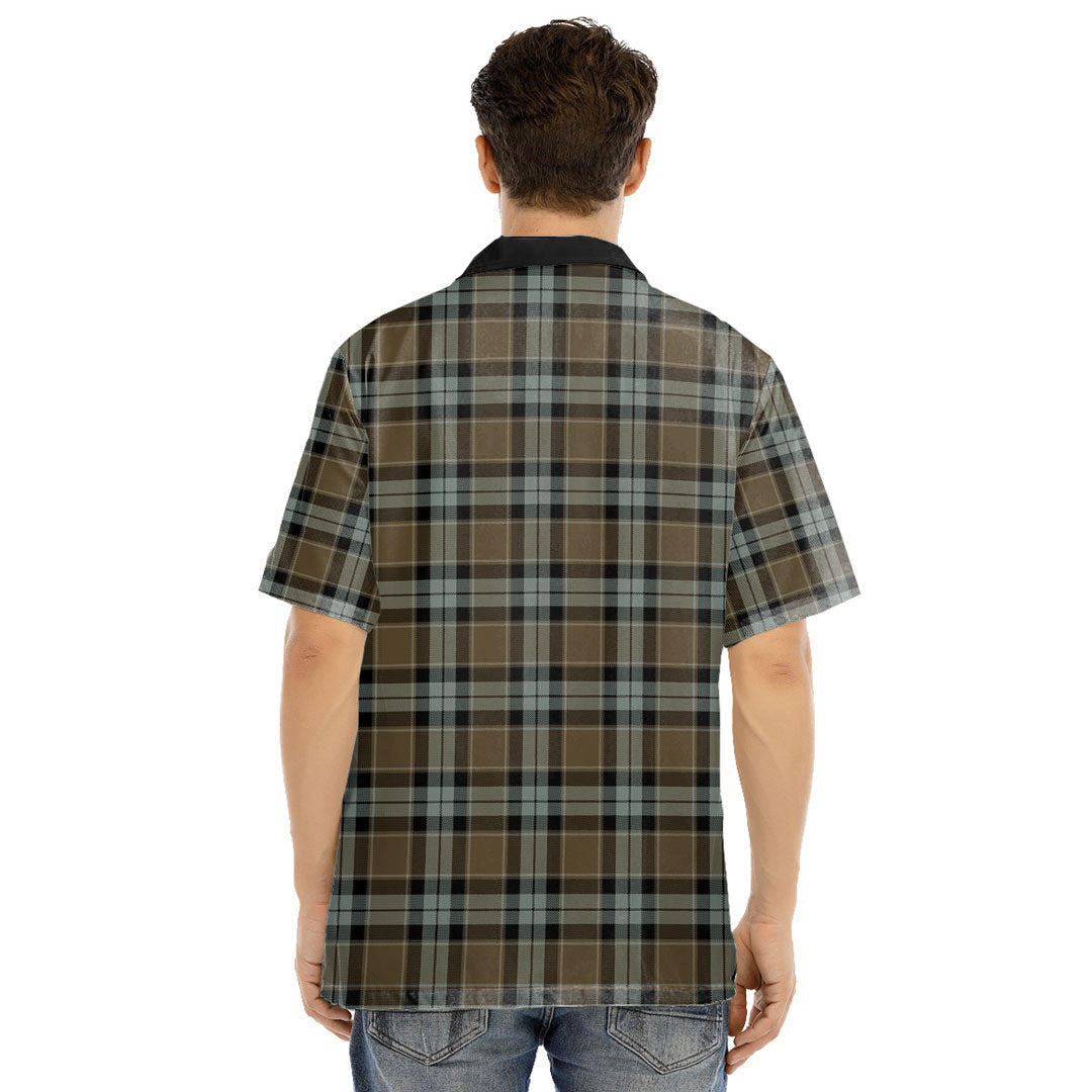 Graham of Menteith Weathered Tartan Crest Hawaii Shirt