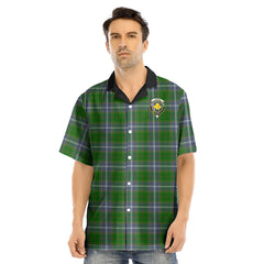 Pringle Tartan Crest Hawaii Shirt