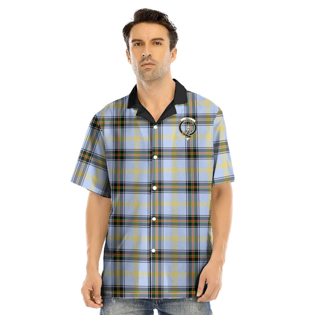 Bell of the Borders Tartan Crest Hawaii Shirt