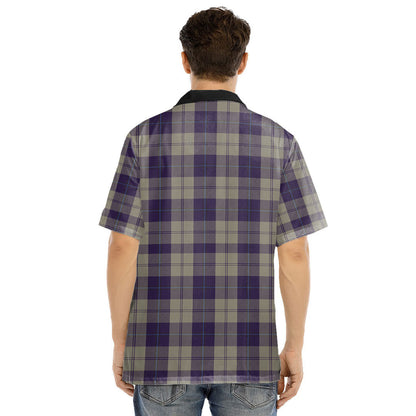 Cunningham Dress Blue Dancers Tartan Crest Hawaii Shirt