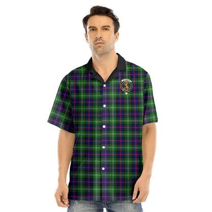 Sutherland Modern Tartan Crest Hawaii Shirt