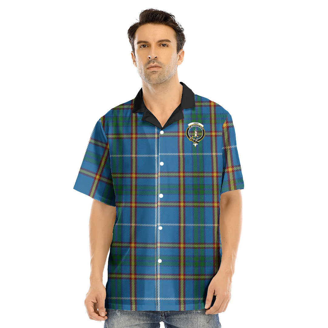 Bain Tartan Crest Hawaii Shirt