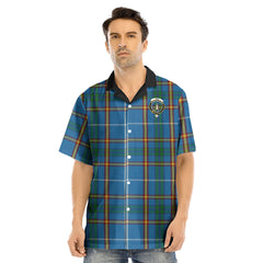 Bain Tartan Crest Hawaii Shirt