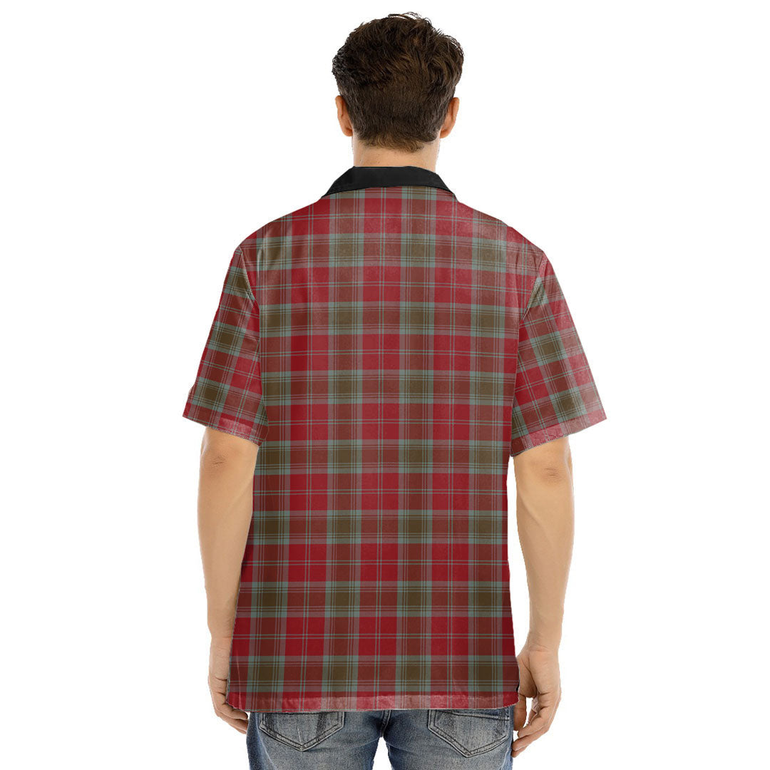 Lindsay Weathered Tartan Crest Hawaii Shirt