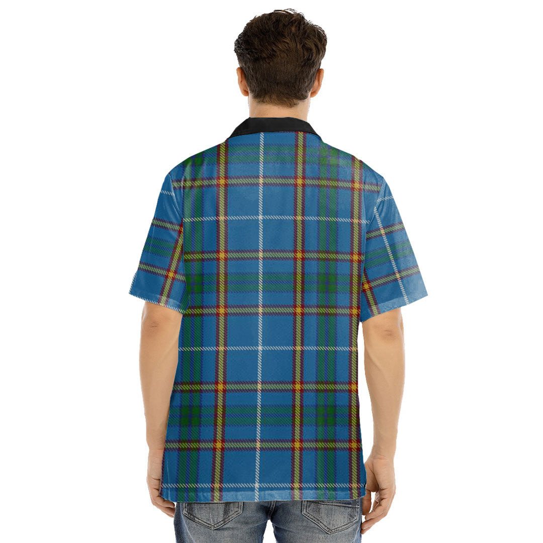 Bain Tartan Crest Hawaii Shirt