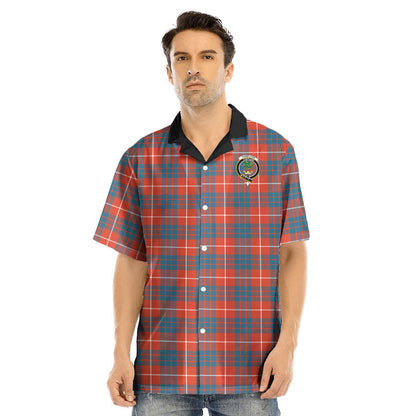 Hamilton Ancient Tartan Crest Hawaii Shirt