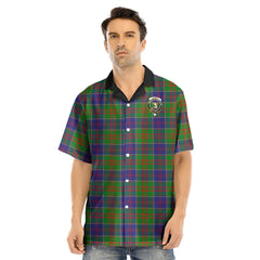 Stewart of Appin Hunting Modern Tartan Crest Hawaii Shirt