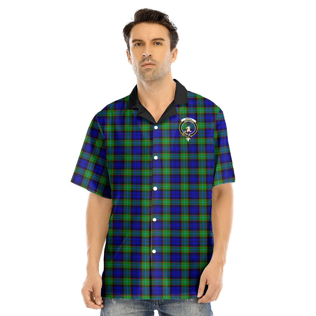 Sempill Modern Tartan Crest Hawaii Shirt